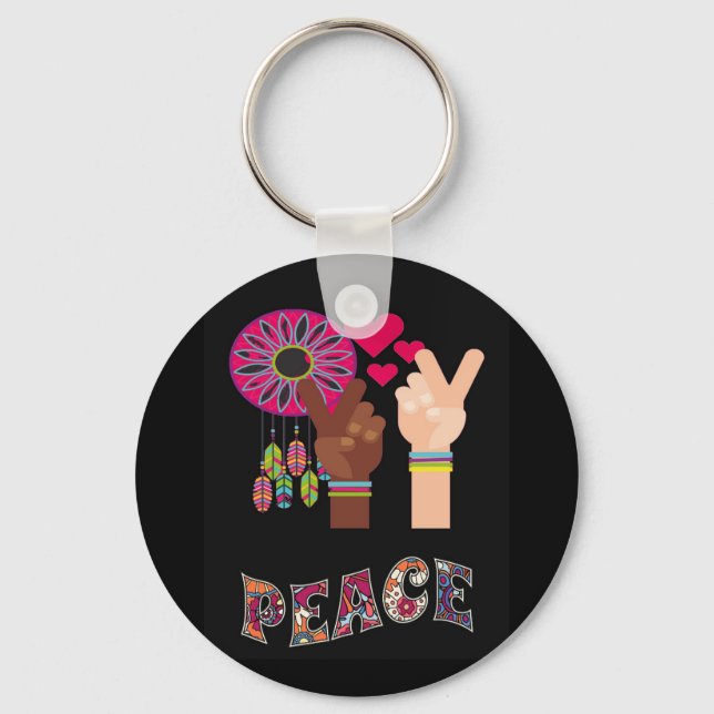 Peace Keychain (Front)