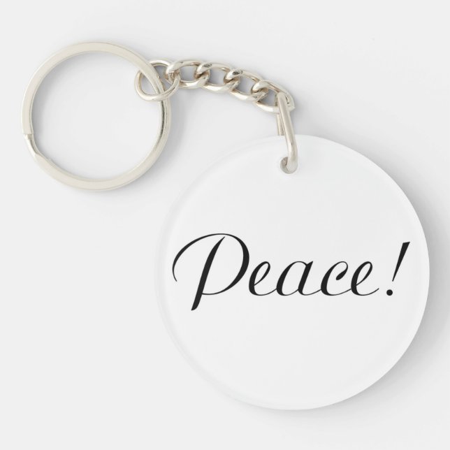 PEACE KEYCHAIN (Front)