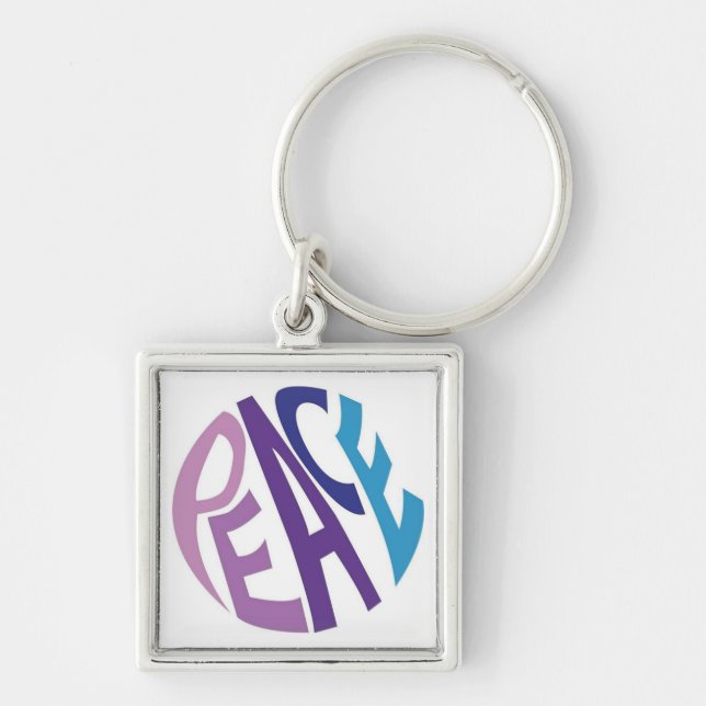 PEACE  KEYCHAIN (Front)