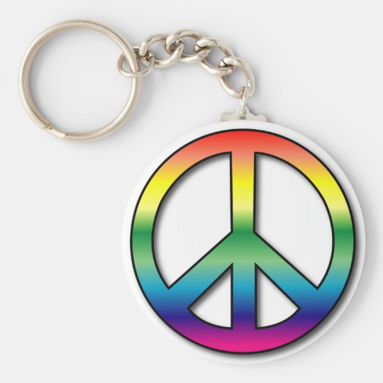 Peace Keychain