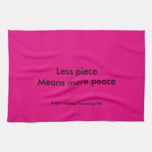 peace kitchen towel