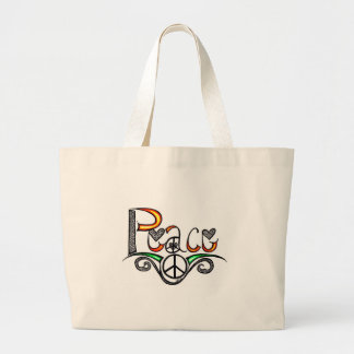 Peace Large Tote Bag