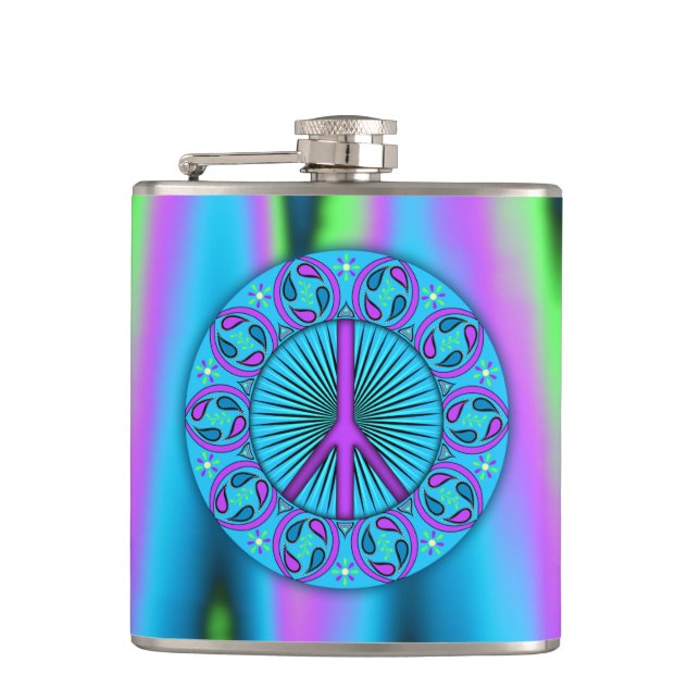Peace ~ Leaf Flask (Front)
