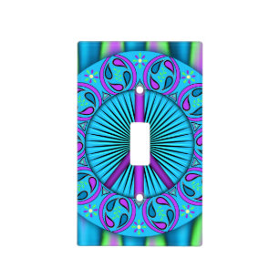 Peace ~ Leaf Light Switch Cover