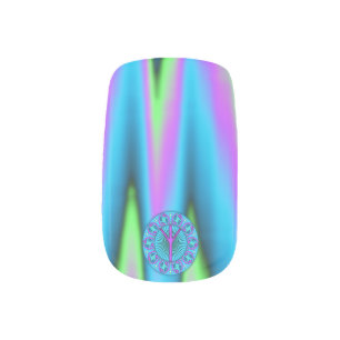 Peace ~ Leaf Minx Nail Art