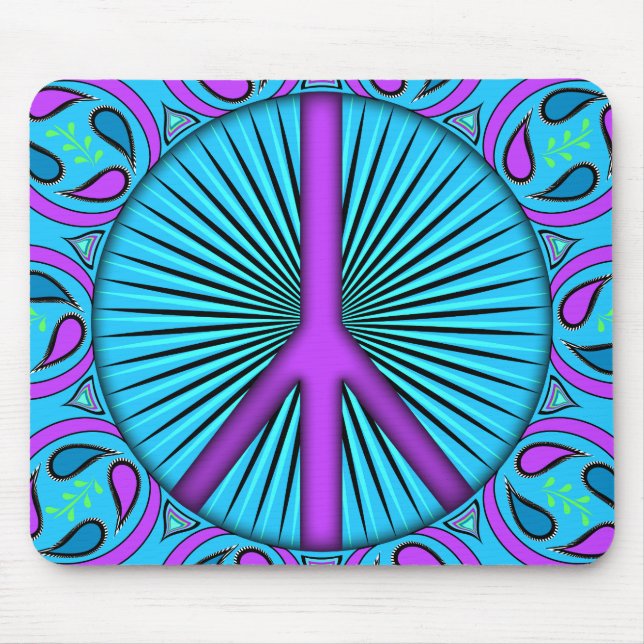 Peace ~ Leaf Mouse Pad (Front)