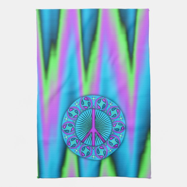 Peace ~ Leaf Towel (Vertical)