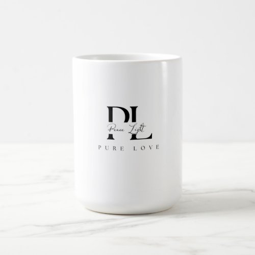 “Peace Light – Pure Love Logo Coffee Mug