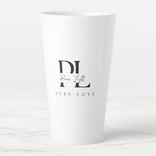 “Peace Light – Pure Love Logo Latte Mug