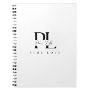 “Peace Light – Pure Love Logo Notebook