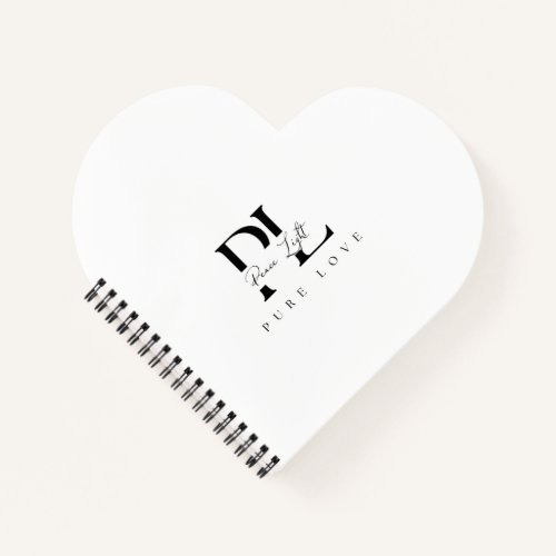 “Peace Light – Pure Love Logo Notebook
