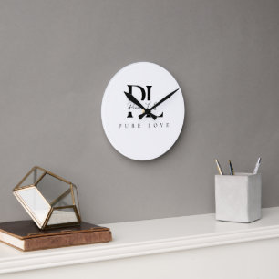 “Peace Light – Pure Love Logo Round Clock