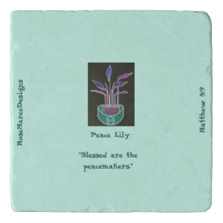 Peace Lily Trivet