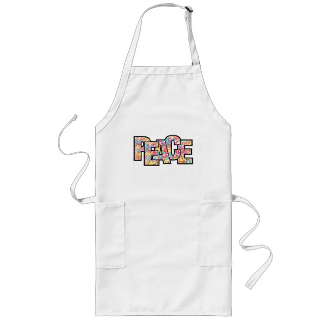 PEACE LONG APRON (Front)