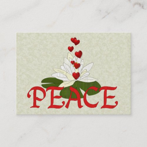 Peace Lotus Business Card