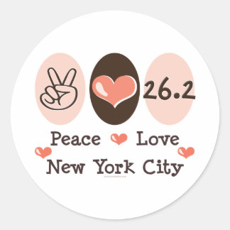 Peace Love  26.2 Stickers