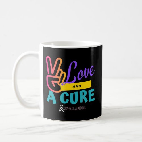 Peace Love A Cure Coffee Mug