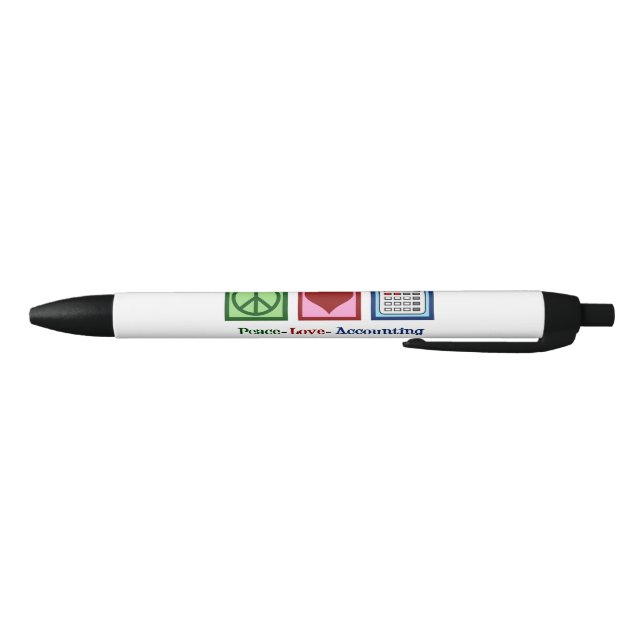 Peace Love Accounting Custom Pen (Bottom)
