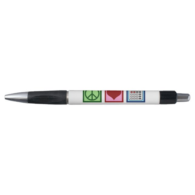 Peace Love Accounting Custom Pen (Front)