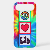 Peace, Love, Ambulance Case-Mate iPhone Case (Back)