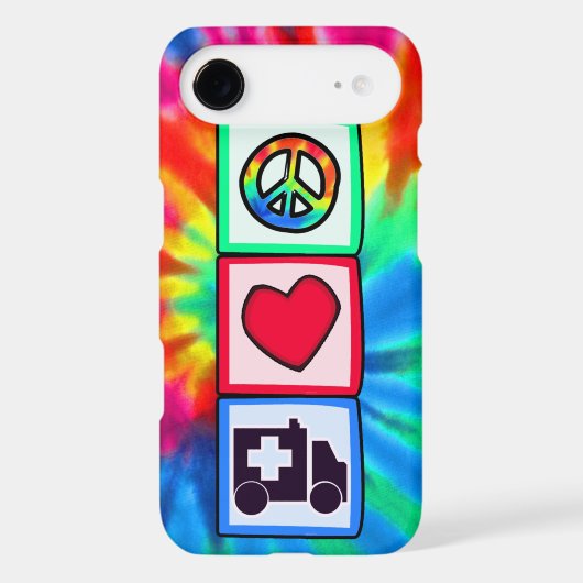 Peace, Love, Ambulance Case-Mate iPhone Case (Back)