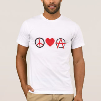 Peace, Love, Anarchy tee