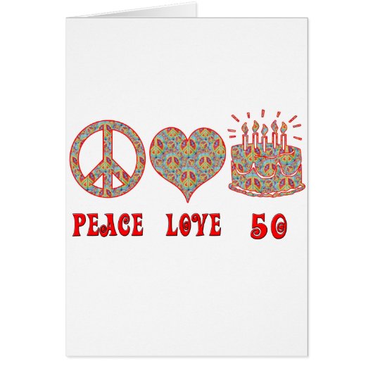 Peace Love and 50 Cards (Front)