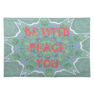 Peace, Love, and African Print: Peace Be With You Placemat