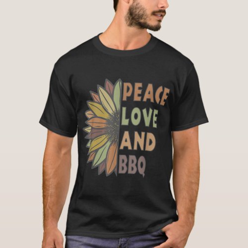 Peace Love and BBQ T_Shirt