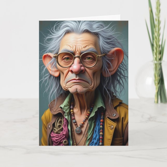 Peace, Love, and Bengay Milestone Occasion Card (Front)