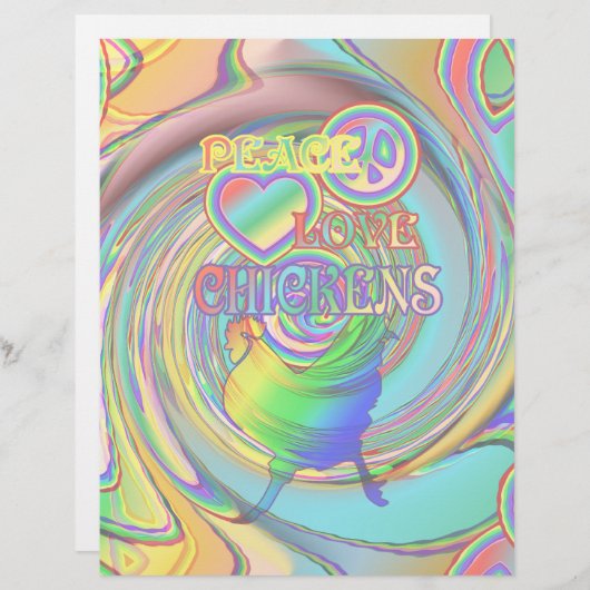 Peace, Love, and Chickens (Front/Back)