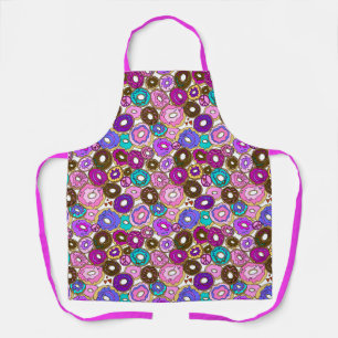 Peace Love and Donuts Apron