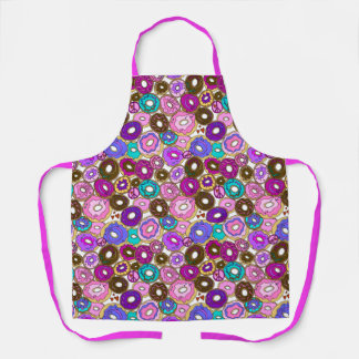 Peace Love and Donuts Apron