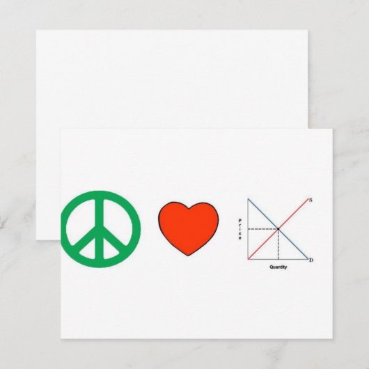 Peace Love and Economics (Front/Back)