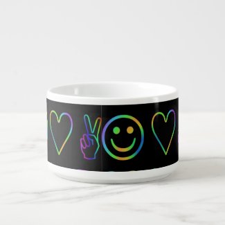 PEACE , LOVE  AND HAPPINESS