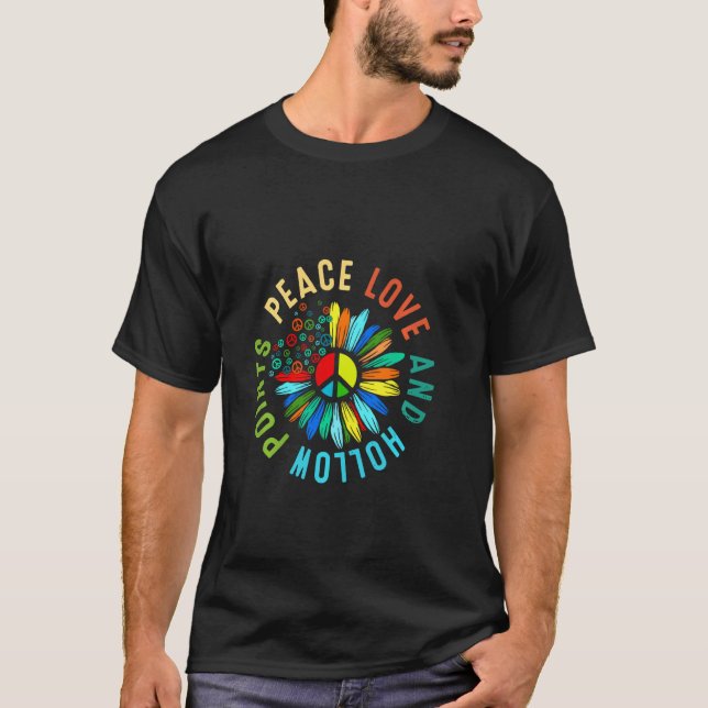 Peace Love And Hollow Points T-Shirt (Front)