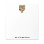 Peace Love And Music Notepad at Zazzle