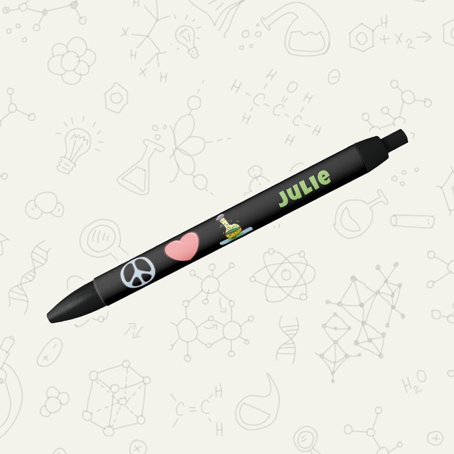 Peace Love and Science with Name Pen (Creator Uploaded)