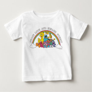 Peace, Love and Sesame Street Baby T-Shirt