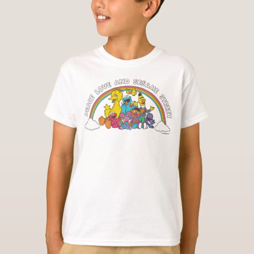 Peace Love and Sesame Street T_Shirt
