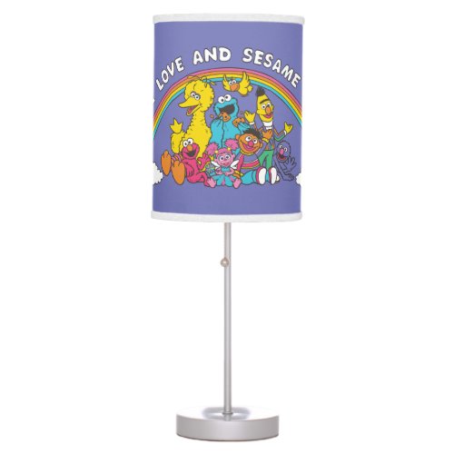 Peace Love and Sesame Street Table Lamp