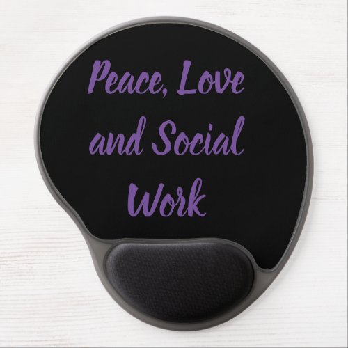 Peace Love and Social Work  Mouse Pad