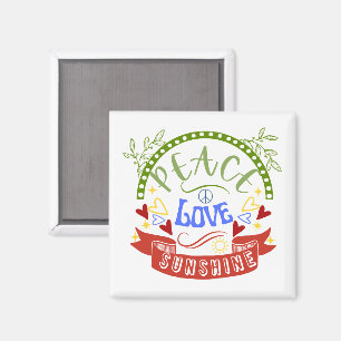 Peace, Love and Sunshine Magnet