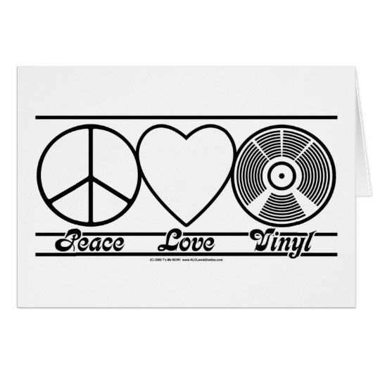Peace Love and Vinyl (Front Horizontal)