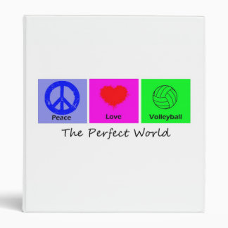 Peace Love and Volleyball Binder