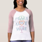 peace love wine sweatshirt