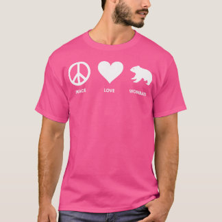 Peace Love And Wombats For Wombat Lovers T-Shirt