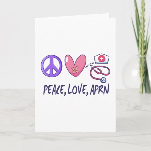 Peace Love APRN Card