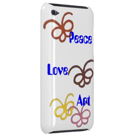 peace love art iPod Case-Mate case (Back/Right)