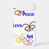 peace love art iPod Case-Mate case (Back)